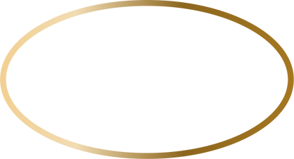 Gradient Gold Oval Frame